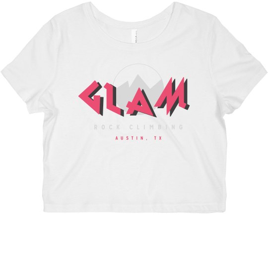 GLAM Slim Fit Crop Red