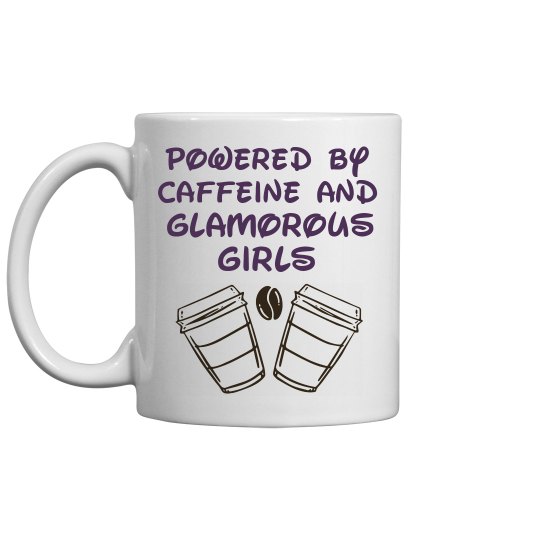 Glamorous girls and coffee Glamorous girls and coffee