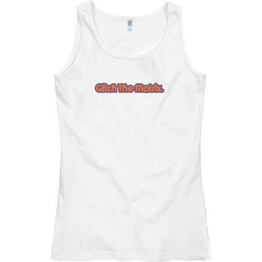 Glitch The Matrix Tank Top. 