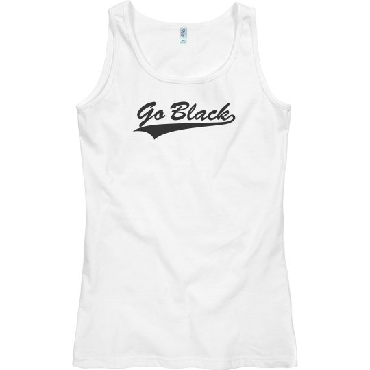 Go Black Tank Top.