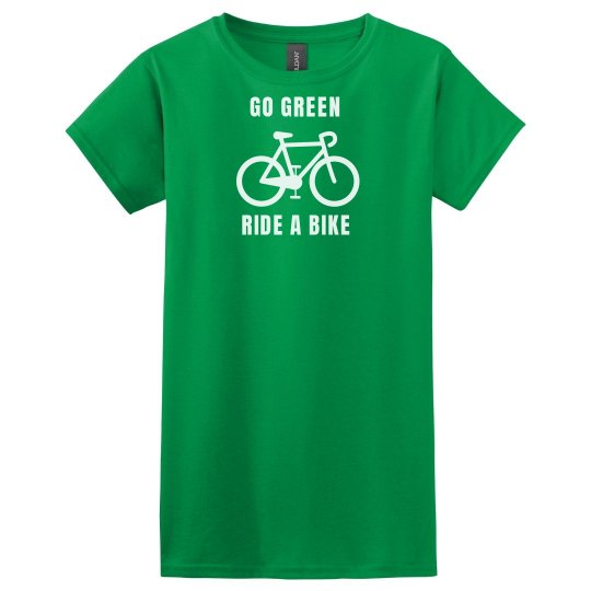 Go green ride a bike Go green ride a bike