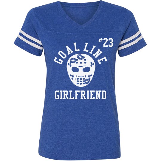 Goaline Hockey Girlfriend Jersey With Custom Number
