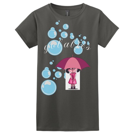 GOBABIES Ladies Relaxed Fit Basic Tee