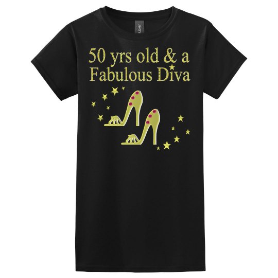 GOLD 50TH BIRTHDAY SHOE LOVER GOLD 50TH BIRTHDAY SHOE LOVER