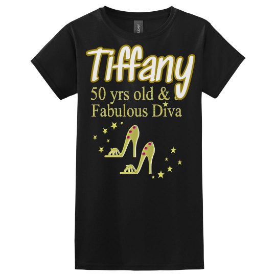 GOLD 50TH BIRTHDAY SHOE QUEEN GOLD 50TH BIRTHDAY SHOE QUEEN