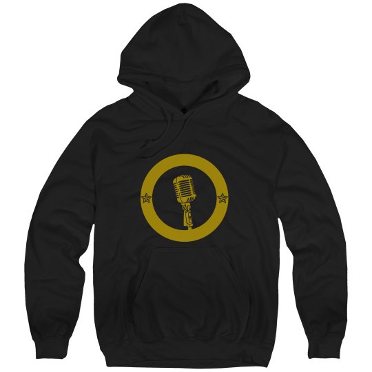 Gold mic Stars hoodie