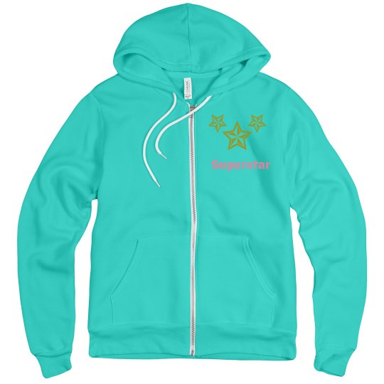 Gold stars hoodie