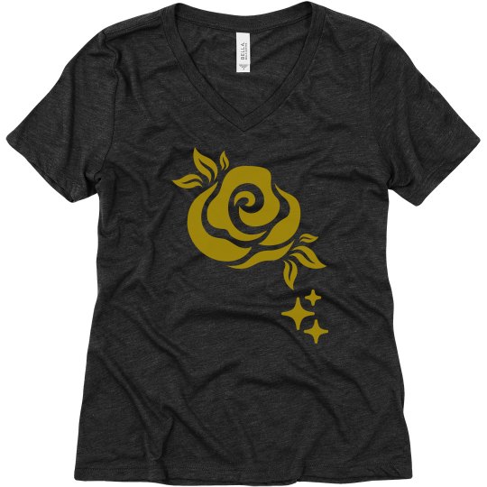 Golden rose tshirt Golden rose tshirt