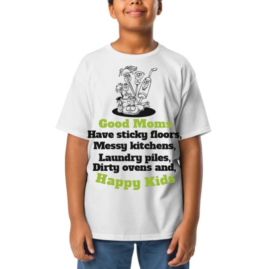 Good Mom Happy Kids Tee Youth