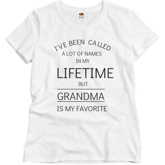 Grandma my favorite name