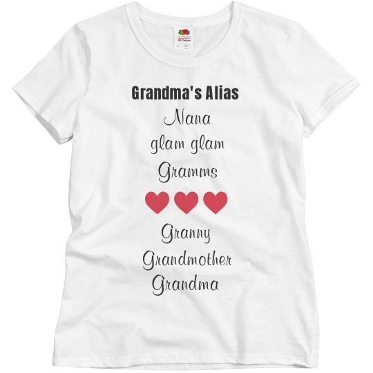 Grandma's name shirt Grandma's name shirt