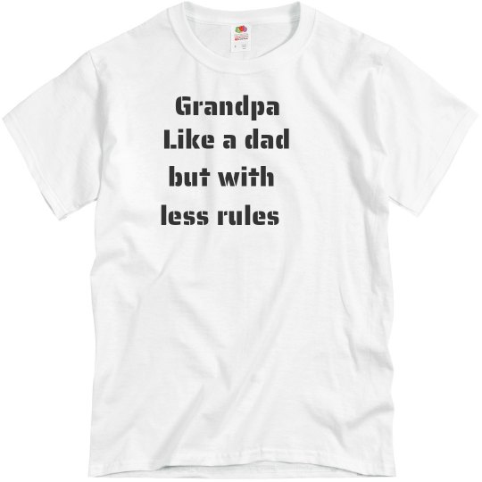 grandpa with rules tee grandpa with rules tee