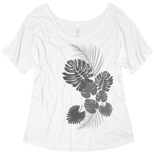 Graphic Tropical Leaves