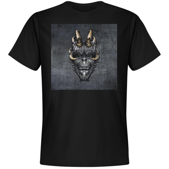 Gray background skull Gray background skull