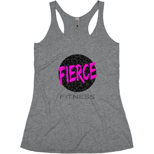 Gray Tank - Pink Fierce Gray Tank - Pink Fierce