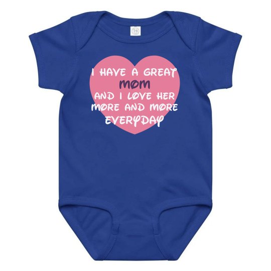 Great Mom Onesie Great Mom Onesie