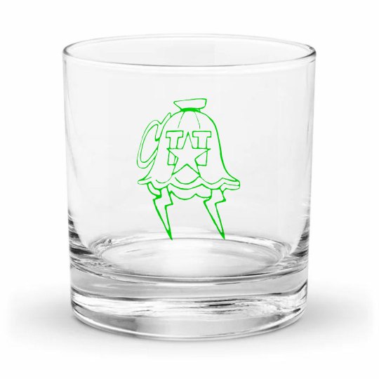 GREEN MONIKER GLASS GREEN MONIKER GLASS