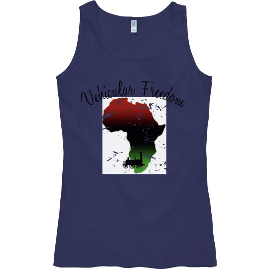Green muscle tee w/African graphic 