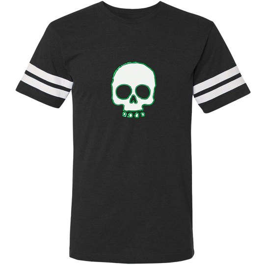 Green Neon skull Shirt Add Name and Number Green Neon skull Shirt Add Name and Number