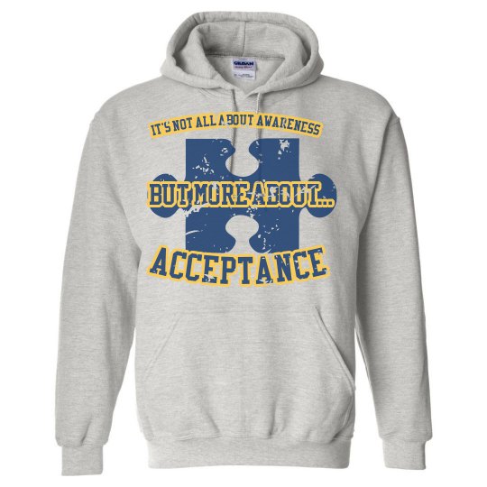Grey Acceptance Hoodie