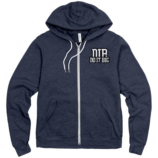 Grey and black designers hoodie