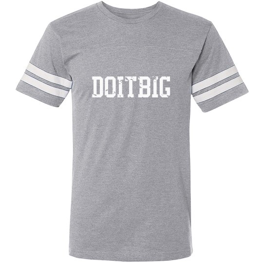 Grey and white stripe off top T-Shirt