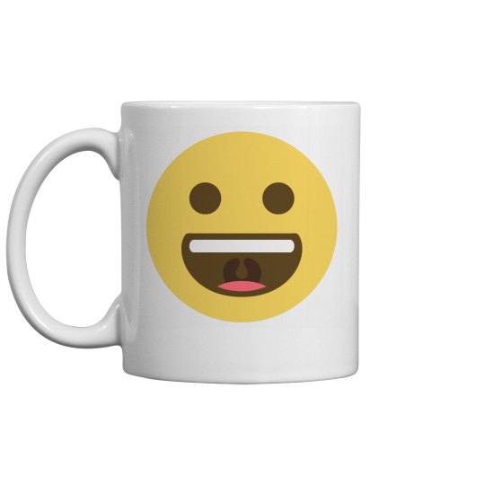 Grinning Face Emoji Coffee Mug