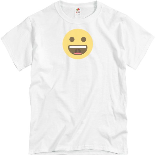 Grinning Face Emoji Unisex Tee Grinning Face Emoji Unisex Tee