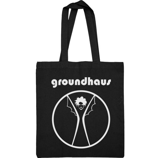 Groundhaus black fabric tote bag 2 Groundhaus black fabric tote bag 2