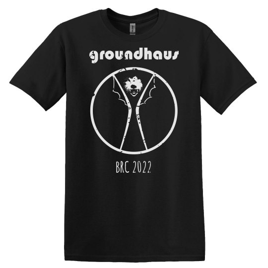 GROUNDHAUS mens t-shirt w/ back distressed BRC 2022