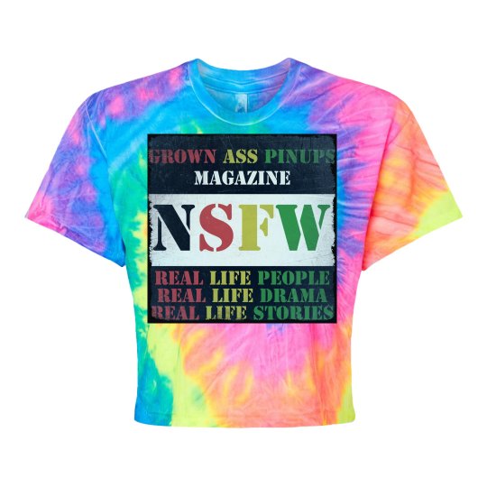 Grown Ass Pinupa Magazine Neon T-Shirt