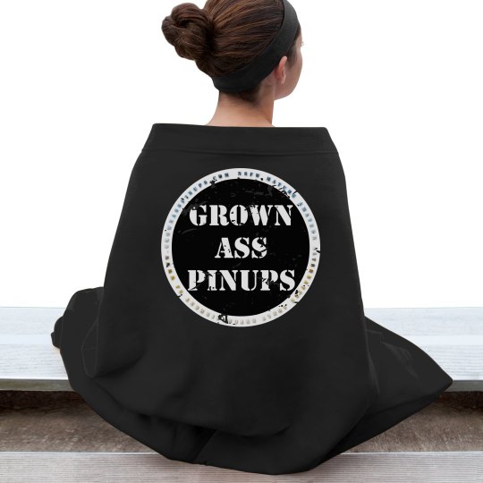 GROWN ASS PINUPS DISTRESSED STADIUM BLANKET