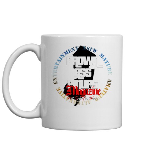 GROWN ASS PINUPS MAGAZINE JERSEY MUG