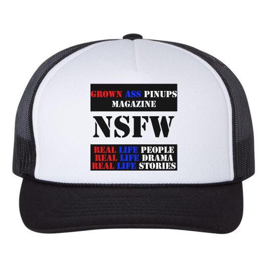 Grown Ass Pinups Magazine Trucker Hat
