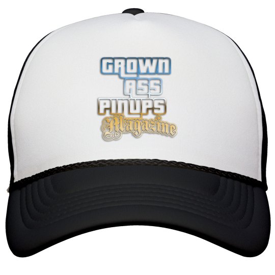 GROWN ASS PINUPS MAGAZINE TRUCKER HAT