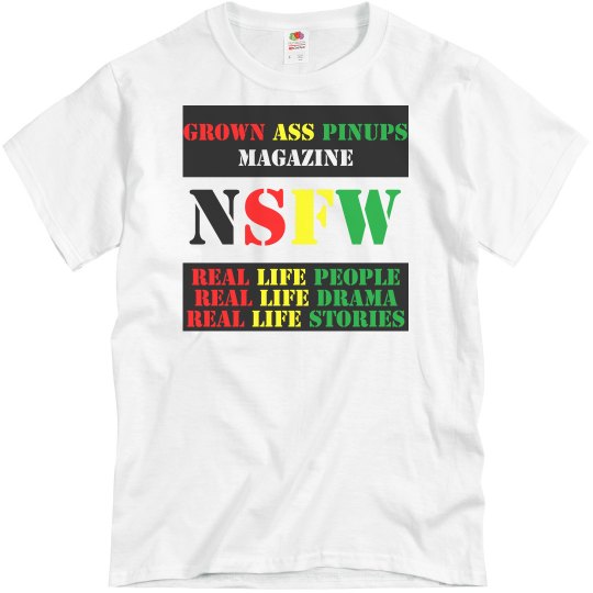 Grown Ass Pinups Magazine T-Shirt