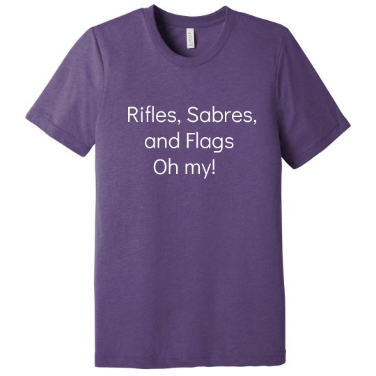 Guard Rifles, Sabres, and Flags