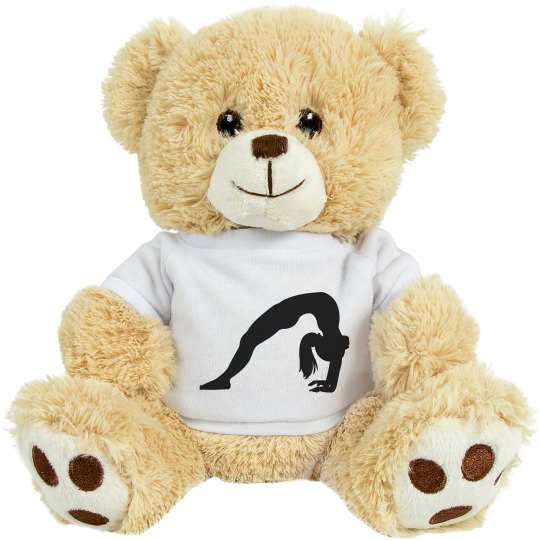 Gymnastics teddy w/ name Gymnastics teddy w/ name