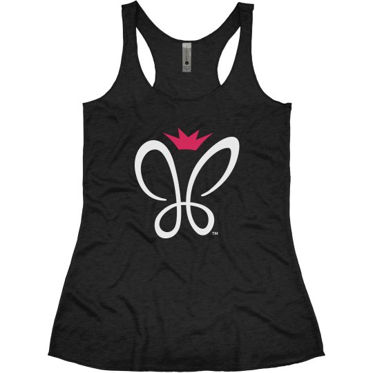 H with Crown Logo Tank by Hackerette (black)
