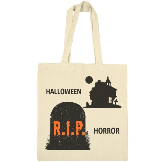 Halloween RIP Horror Tote Bag Halloween RIP Horror Tote Bag
