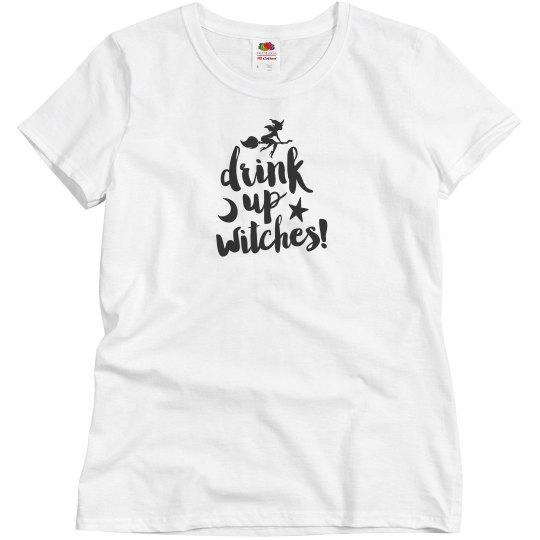 Halloween Shirt Drink Up Witches - pk