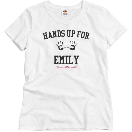 Hands up for Emily