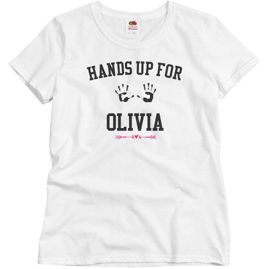 Hands up for olivia Hands up for olivia