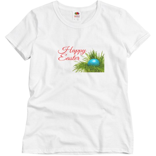 Happy Easter Blue Egg Happy Easter Blue Egg