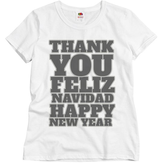 Happy new year Felix navidad thank you