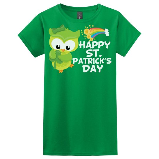 Happy St. Patrick's Day Owl Happy St. Patrick's Day Owl