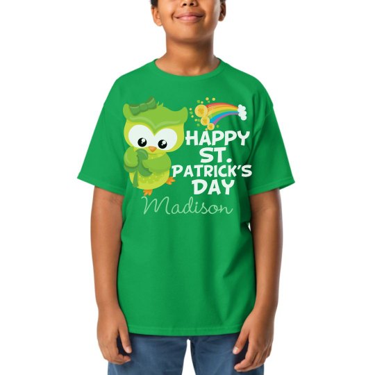 Happy St. Patrick's Day Owl