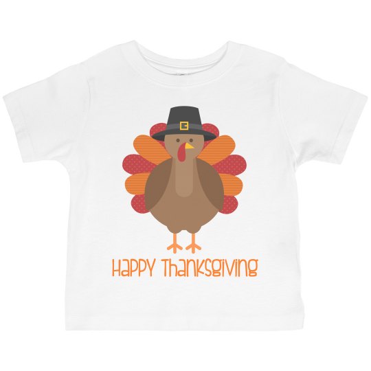 Happy Thanksgiving Toddler Tshirt