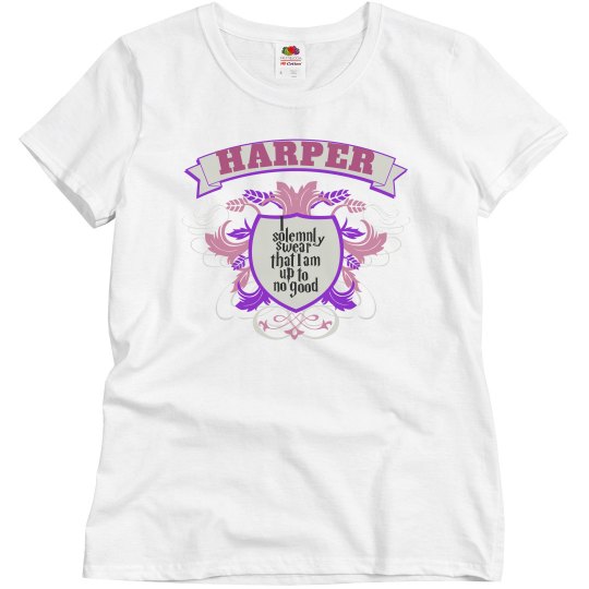 Harper up to no good