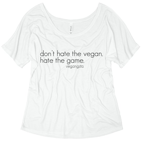 hate the game... simple tee